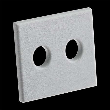 Nábytkový Eloxovaný Hliníkový Profil pro LED Pásky KM48, Stříbrný 2m + Mléčná Krytka + Záslepky LUMILED