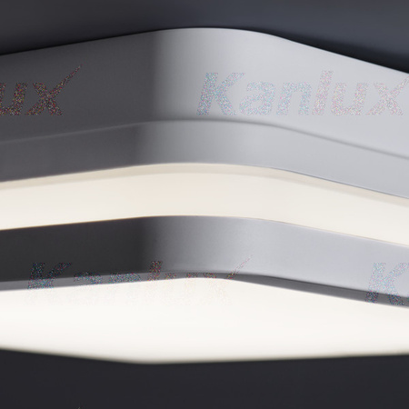 Plafond LED stropní světlo 18W 1550lm 4000lm neutrální IP54 čtvercové povrchová montáž bílá BENO KANLUX