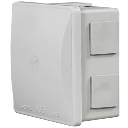 Povrchová hermetická skříňka s krytem Click 6 vývodek IP44 PAWBOL