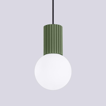 Závěsná lampa Závěsná lampa G9 Round Olive Modern Matte Halo Sollux