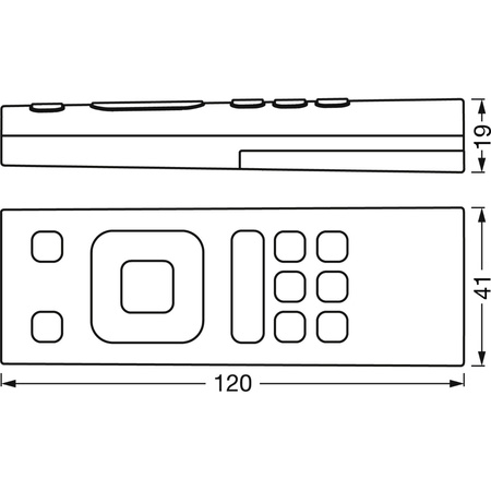Dálkové ovládání RGB CCT Ovladač barev Stmívání SMART+ WIFI LEDVANCE