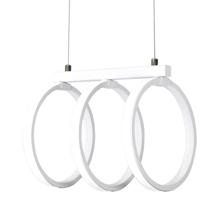 LED kamínkové závěsné stropní svítidlo 34W 3000K bílé GOLDLUX (Polux)