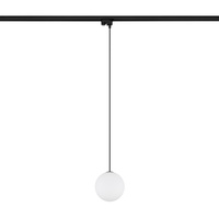 Přípojnicový reflektor 1 fáze G9 černý Moderní profil SNOWBALL 11297 Nowodvorski