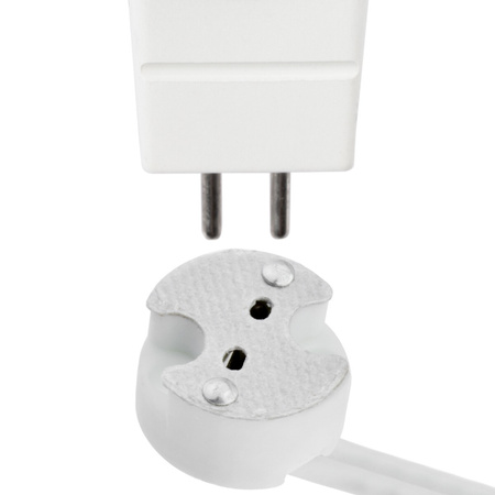 Keramické svítidlo Keramická připojovací objímka pro LED CUBE G5.3 MR16 G4