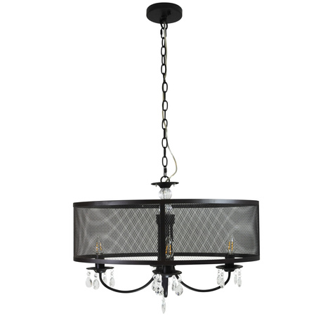 BRESSO lustrové závěsné stropní svítidlo 4xE14 GOLDLUX (Polux) elipsa