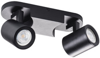 Nástěnné svítidlo Stropní svítidlo Nastavitelné LED GU10 Round Black Laurin Kanlux