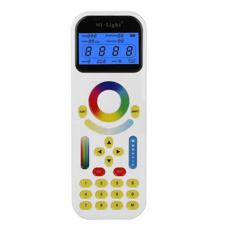 MONO / CCT / RGB / RGB+W LED dálkové ovládání 99 ZÓN Wi-Fi Mi-Light - FUT090