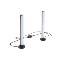 LED stojací lampa 5W integrovaný LED zdroj Černá Moderní Paco 76014 Rabalux