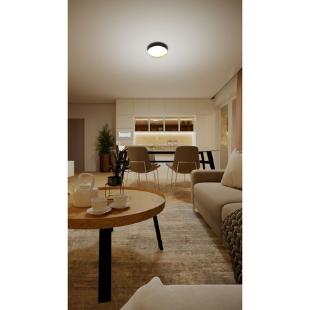 Stropní svítidlo LED Plafond 24W 2800lm 4000K SceneSwitch Black|Gold Hanno Philips