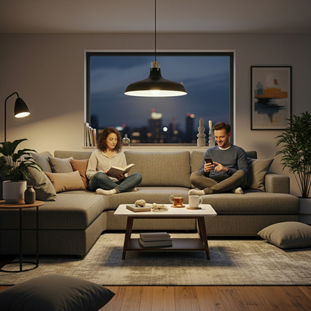 6x LED žárovka E27 A60 4,9W 1055lm = 75W 2700K teplá bílá 360° Filament energetická třída A LUMILED