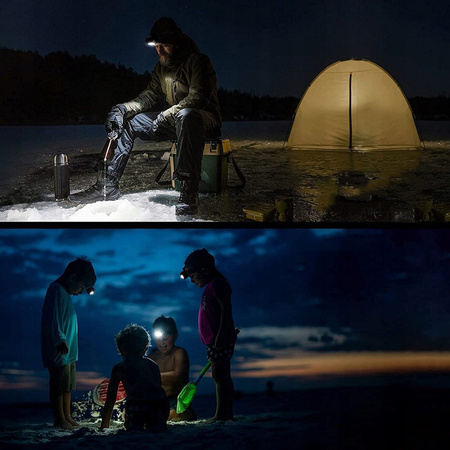 Bateriová COB LED čelovka LB0111 LIBOX