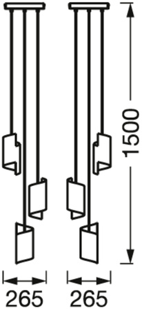 LED stropní svítidlo 24.5W SMART+ WiFi CCT stmívatelné černé závěsné LEDVANCE