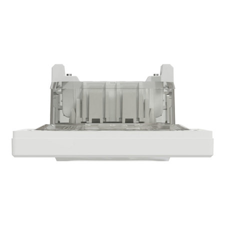 Jednopólový schodišťový spínač s rámem. zapuštěný. IP44 SCHNEIDER ASFORA