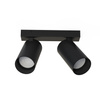 MONO II 7841 Nowodvorski Černý bodový reflektor 2xGU10 pro povrchovou montáž Moderní