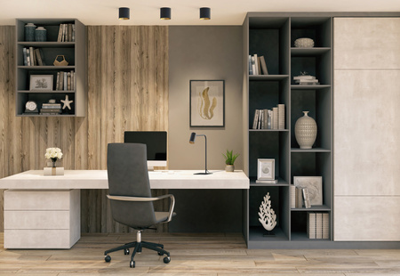 Stolní lampa MONO 7716 Nowodvorski Black-Gold GU10 Desk Minimalist