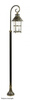 Venkovní zahradní lampa LANTERN E27 Toledo K 5002/1/R 166cm černá Su-Ma