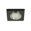 Zápustná montáž GU10 Halogenové zapuštěné bodové pletivo Black Square Kobi