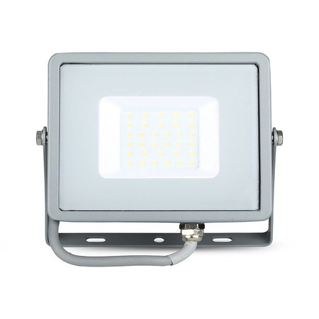 Reflektor LED 30W 2400lm 4000K IP65 šedý čip Samsung VT-30-G V-TAC