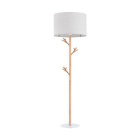 ALBERO LINEN Stojací stojací lampa béžová dřevěná skandinávská E27 5574 TK Lighting