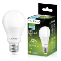 LED žárovka E27 A60 13W = 100W 1521lm 6500K Cold 260° LUMILED