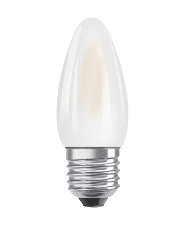 LED žárovka B35 svíčka E27 4W = 40W 470lm 4000K neutrální bílá 300° Retrofit Filament CLASSIC Osram