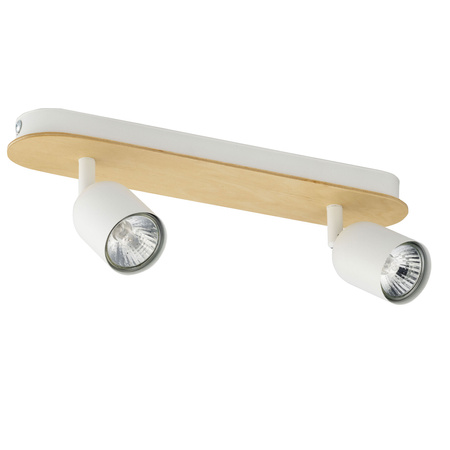 TOP WOOD Spot White dřevěné stropní svítidlo Classic 2xGU10 3295 TK Lighting