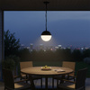 Venkovní svítidlo. závěsné kulové zahradní svítidlo ULSA E27 GOLDLUX (Polux)