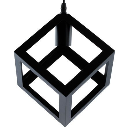 1x E27 Závěsná lampa, geometrická čtvercová ZWIS TALUS LUMILED