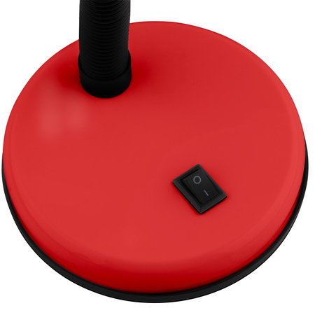 Stolní lampa Školní Noční E27, Nastavitelná Červená LUMILED