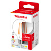 LED žárovka E27 G95 11W = 100W 1521lm 2700K teplá bílá Filament Dimmable TOSHIBA