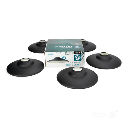 Stínidlo pro Girland Set CRETE LS M2 Black Metal 5 Pieces Kobi