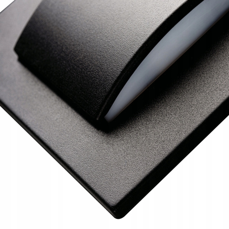 Schodišťové světlo LED 1,5W 30lm 3000K Warm Square Black Erinus Kanlux