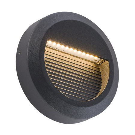 Venkovní zahradní lampa SIDEWALK LED 8147 IP54 1.6W 3000K zapuštěná černá Nowodvorski