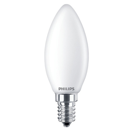LED žárovka E14 B35 4.3W = 40W 470lm 2700K Teplá bílá PHILIPS