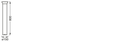 Zahradní sloupová lampa LED stojící svítidlo 10W 3000K Teplá bílá + RGB IP44 SMART+ WiFi Stmívatelné 80cm Eclipse Pathway LEDVANCE