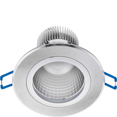 Stropní svítidlo 5W zapuštěné LED DOWNLIGHT DEEP kulaté 4000K 400lm stříbrná