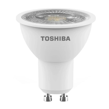 LED halogenová žárovka GU10 4W = 50W 345lm 4000K Neutrální bila reflektor TOSHIBA