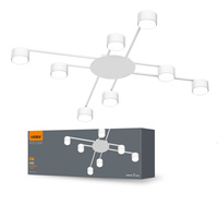 Stropní lustr 8x GX53 LED bílý Moderní Videx