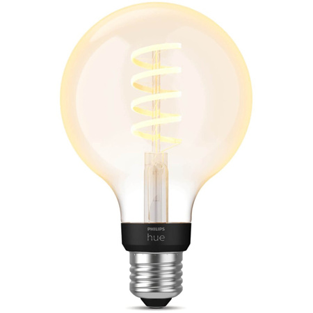 LED Globe E27 G95 7W CCT PHILIPS HUE White & Ambiance Filament Bluetooth Zigbee žárovka
