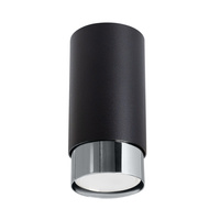 Stropní svítidlo Tuba Spot GU10 Black Chrome Nero Bittersweet Shimmer SL pro povrchovou montáž.1408 Sollux