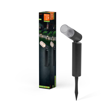 Venkovní zahradní lampa LED solární reflektor 1W 40lm 3000K IP44 Black Endura Ledvance