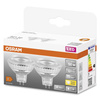 2x LED MR16 reflektor GU5.3 6,5W = 50W 621lm 2700K Warm 12V 36° STAR Osram
