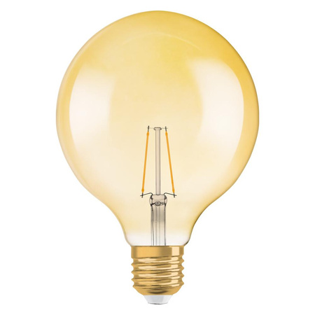 Dekorativní žárovka LED G125 Sphere E27 2,5W = 22W 220lm 2400K Warm 300° Vintage 1906 Osram