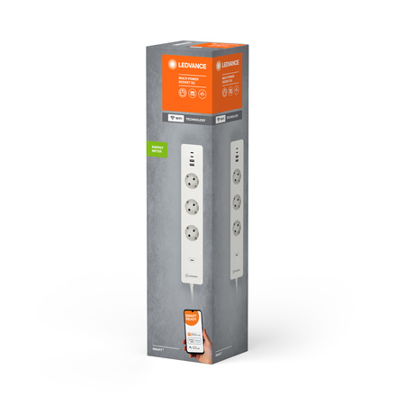 Smart+ Wifi Intelligent Power Strip 3x 230V 2x USB C 2x USB A Ledvance