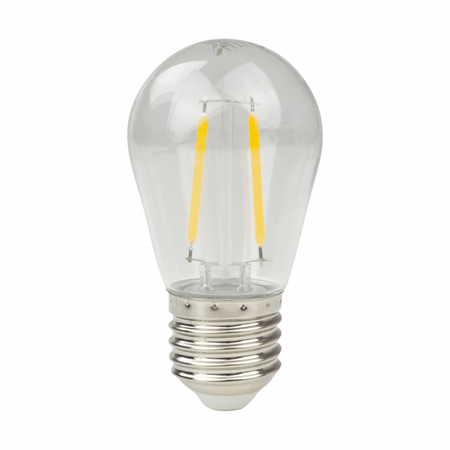LED žárovka Edison S14 E27 2W 120lm 2700K teplá bílá FILAMENT Ecolight