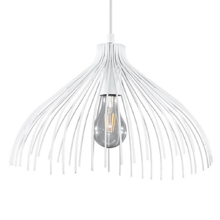 LED závěsné stropní svítidlo UMB E27 Overhang White Wire SOLLUX