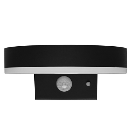 Solární zahradní nástěnná lampa LED fasádní lampa 6W černá kulatá ENDURA STYLE LEDVANCE