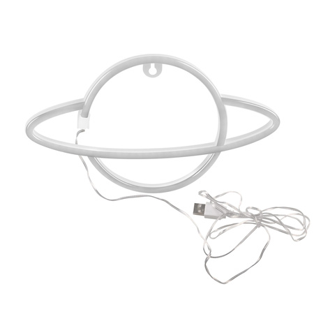 Dekorativní LED lampa na baterie 3W White Neon Sanico Goldlux