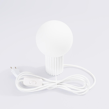 Stolní stolní lampa G9 Round White Modern Matte Halo Sollux