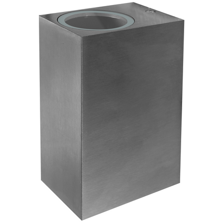 Nahoru a dolů LED zahradní nástěnné svítidlo 2xGU10 BOSTON GOLDLUX (Polux) RECTANGULAR SATIN